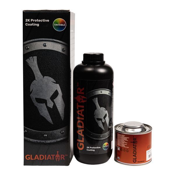 Gladiator Tintable 1L - структурне акрилове покриття + затвердник