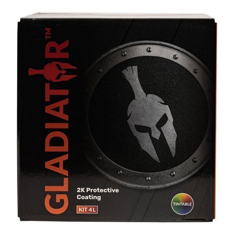 Gladiator Tintable 4L - структурне акрилове покриття + затвердник