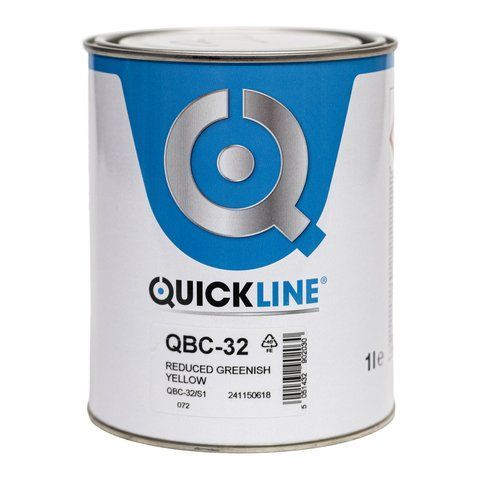 Пігмент Quickline QBC-32 1л - приглушений зеленувато-жовтий солід